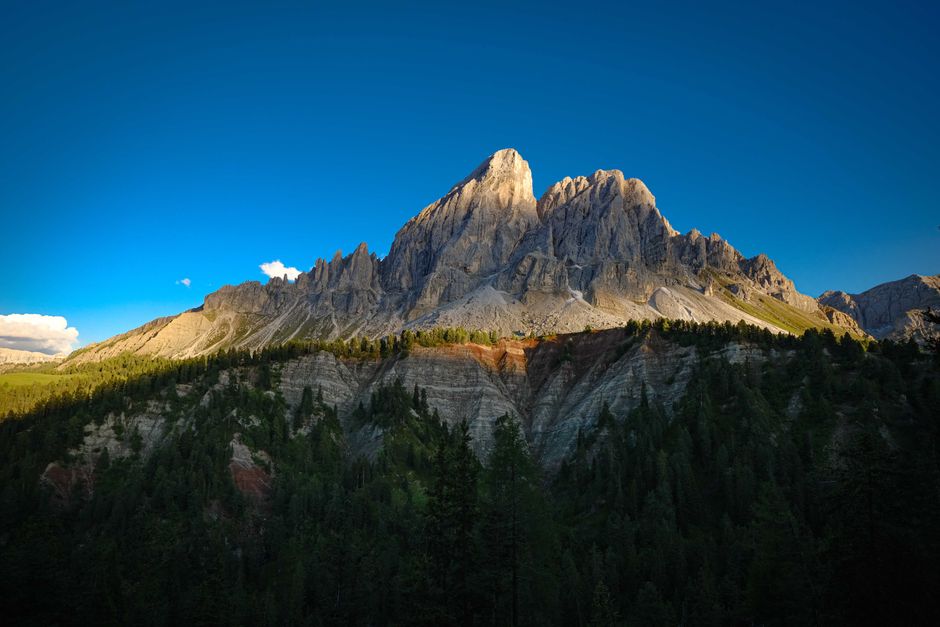 Peitlerkofel mountain peak in the Dolomites